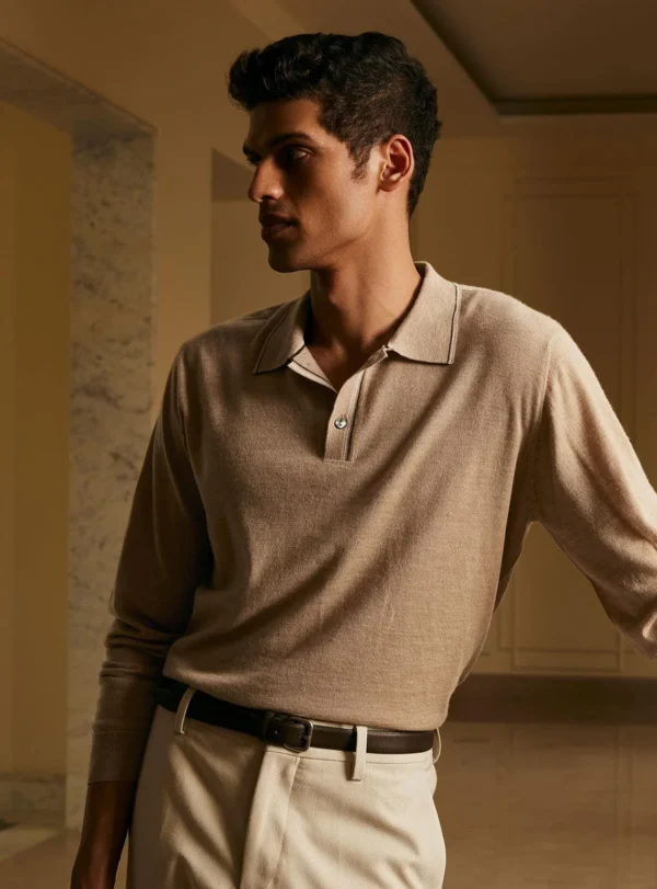 Oak Merino Polo - Image 2