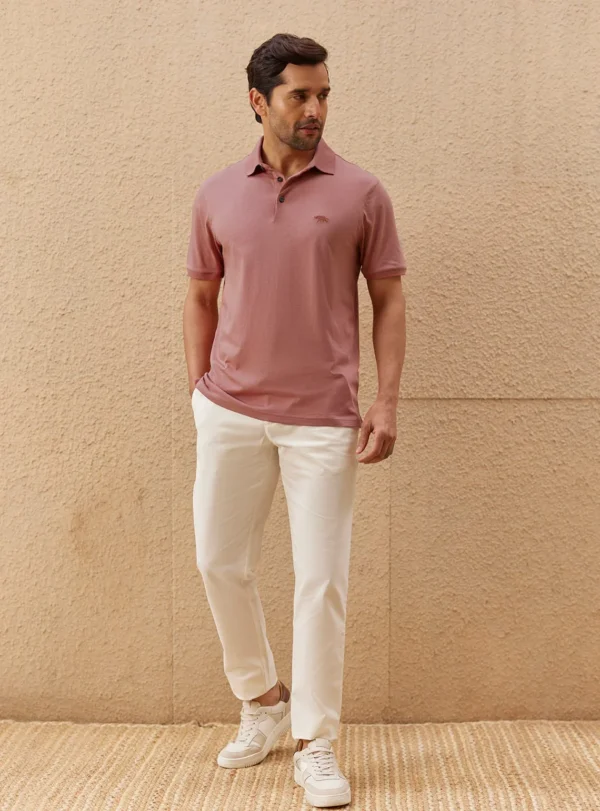 Puce Pink Polo - Image 4