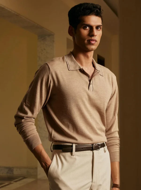 Oak Merino Polo