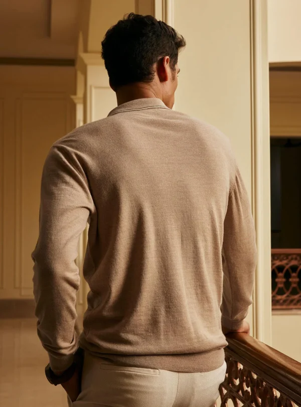 Oak Merino Polo - Image 3