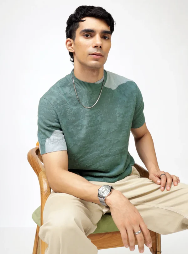 Oslo Green Mockneck - Image 5