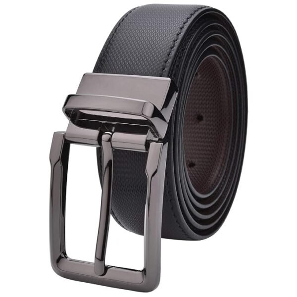Men Reversible PU Leather Belt - Image 2