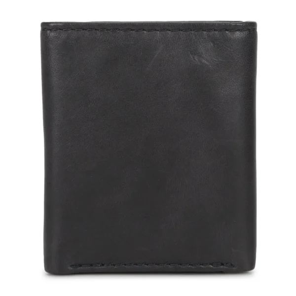 MEN BLUE BRAND LOGO TRI-FOLD WALLET - Image 2