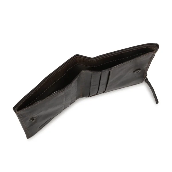 MEN GREEN BRAND LOGO BI-FOLD WALLET - Image 4