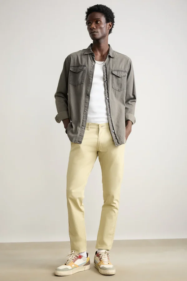 Washed Grey Men Shirt - Image 5
