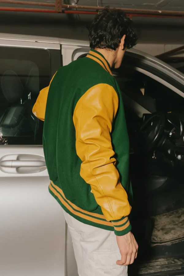 Kelly Men Varsity Jacket - Image 3