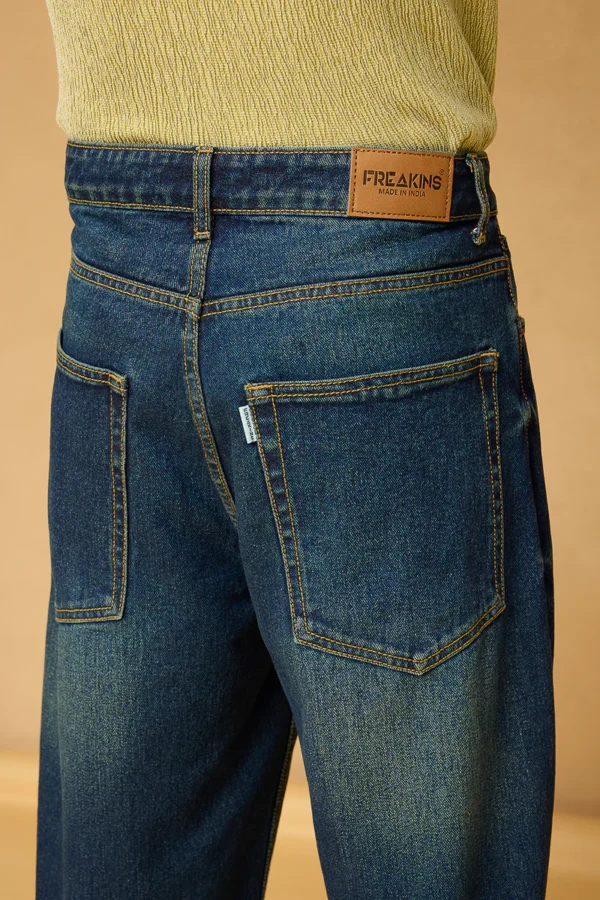 Tinted Lagoon Men Baggy Fit Jeans - Image 6